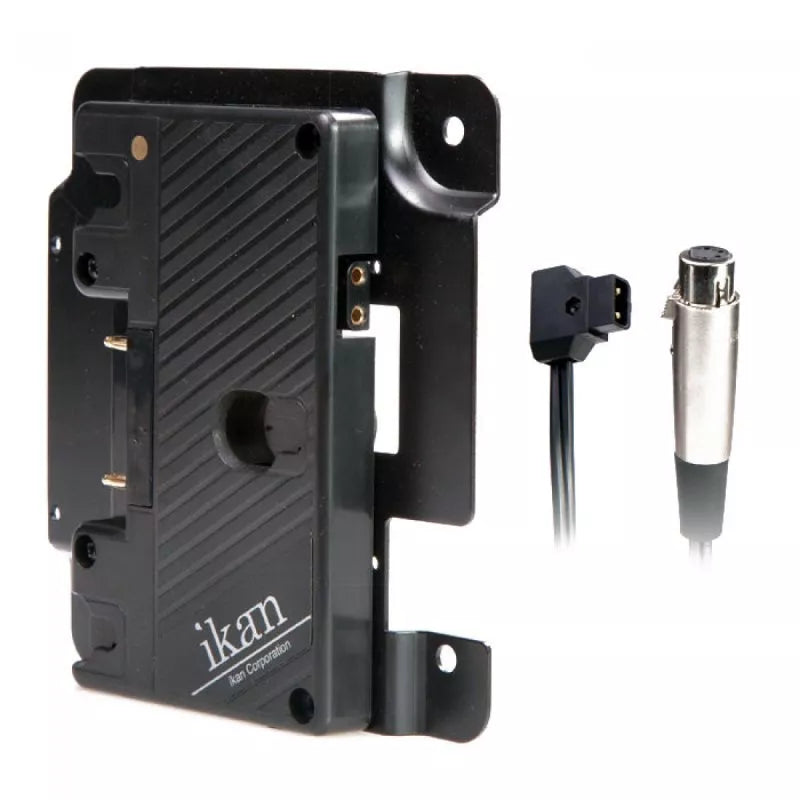 IKAN PBK-A-X Pro Battery Adapter Kit for AB-Mount w/ XLR P-tap