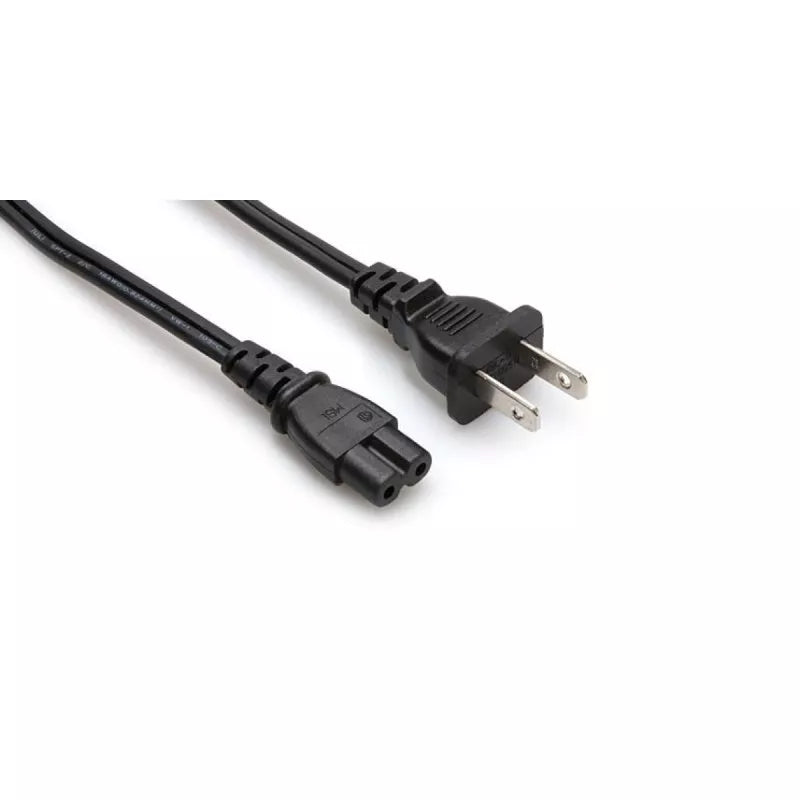 Hosa PWP-426 POWER CORD IEC C7 - NEMA 1-15P 8FT