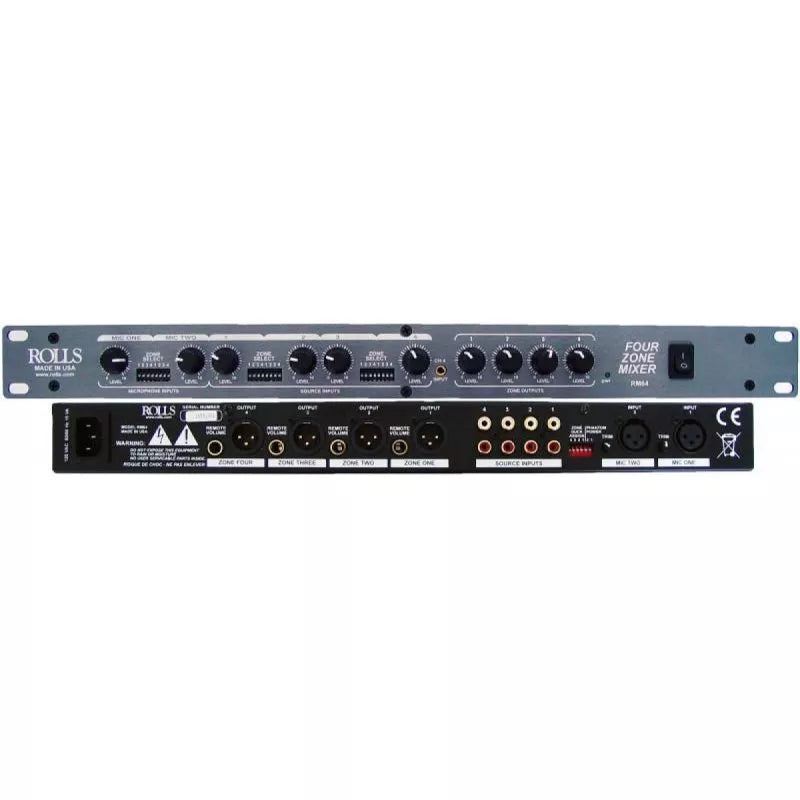 Rolls RM64 Four Zone Mixer
