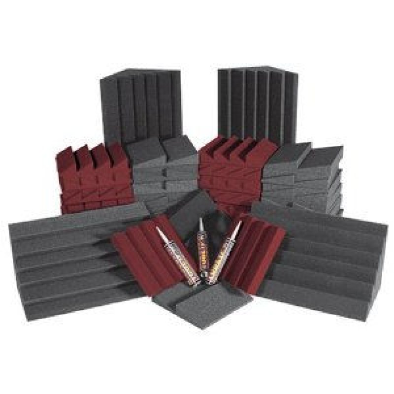 AURACO ROOMADCHABUR Alpha DST Series Roominator Kit (68 pieces, Charcoal, Burgundy)