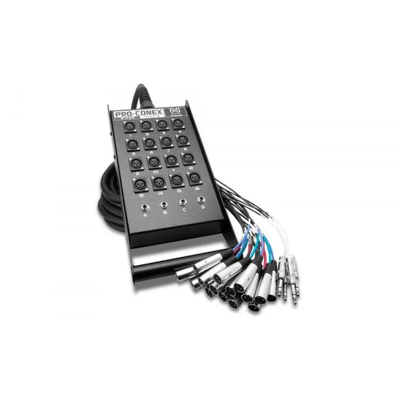 Hosa SH-16X4-25 STAGE BOX NON-LOCKING 16X4 25FT