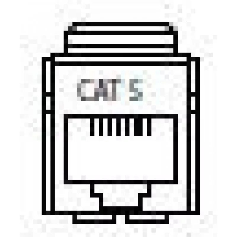 FSR SS-RJ45-B Black RJ45 CAT 5 Pass Thru Sna