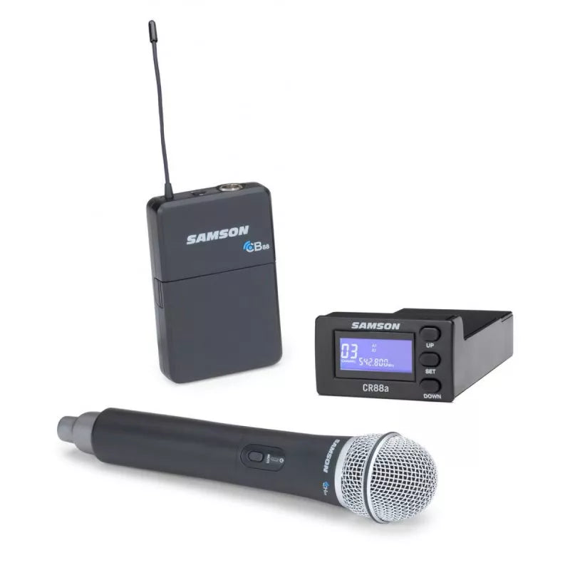 Samson SWMC88HQ6-D Concert 88 Module for XP310/XP312 with Q6 Handheld Microphone (CB88/CR88A) - D Band