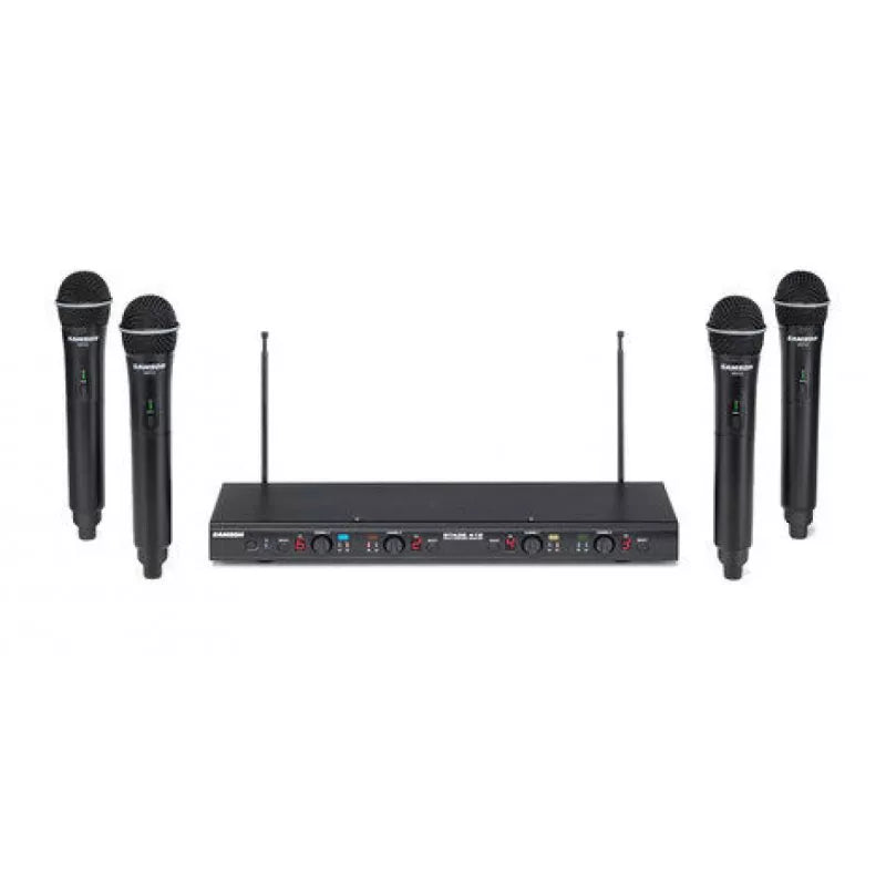 Samson SWS412HH-E Stage 412 Quad Vocal VHF Frequ