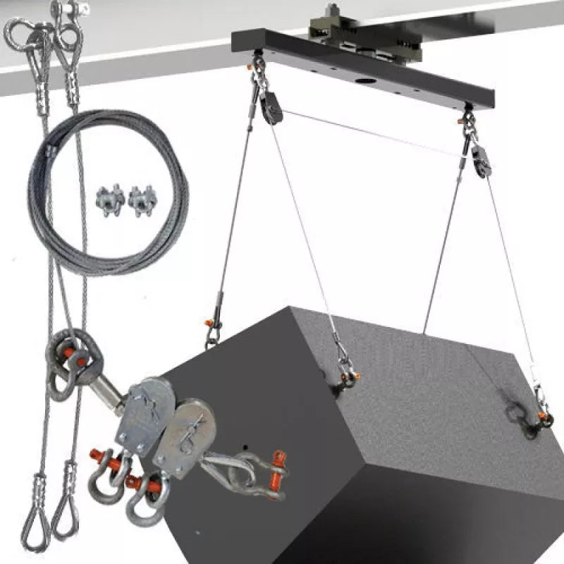 Adaptive Technologies TCK2-022 Wire Rope Kit, 22in blk