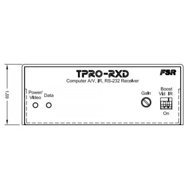 FSR TPRO-RXD PC Vid, St Aud, IR, Serial Rec