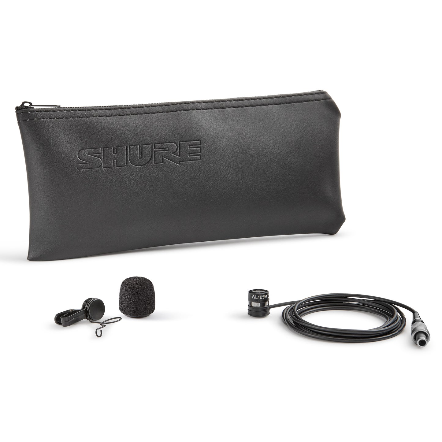 Shure WL184m Microflex Supercardioid Lavalier Microphone components