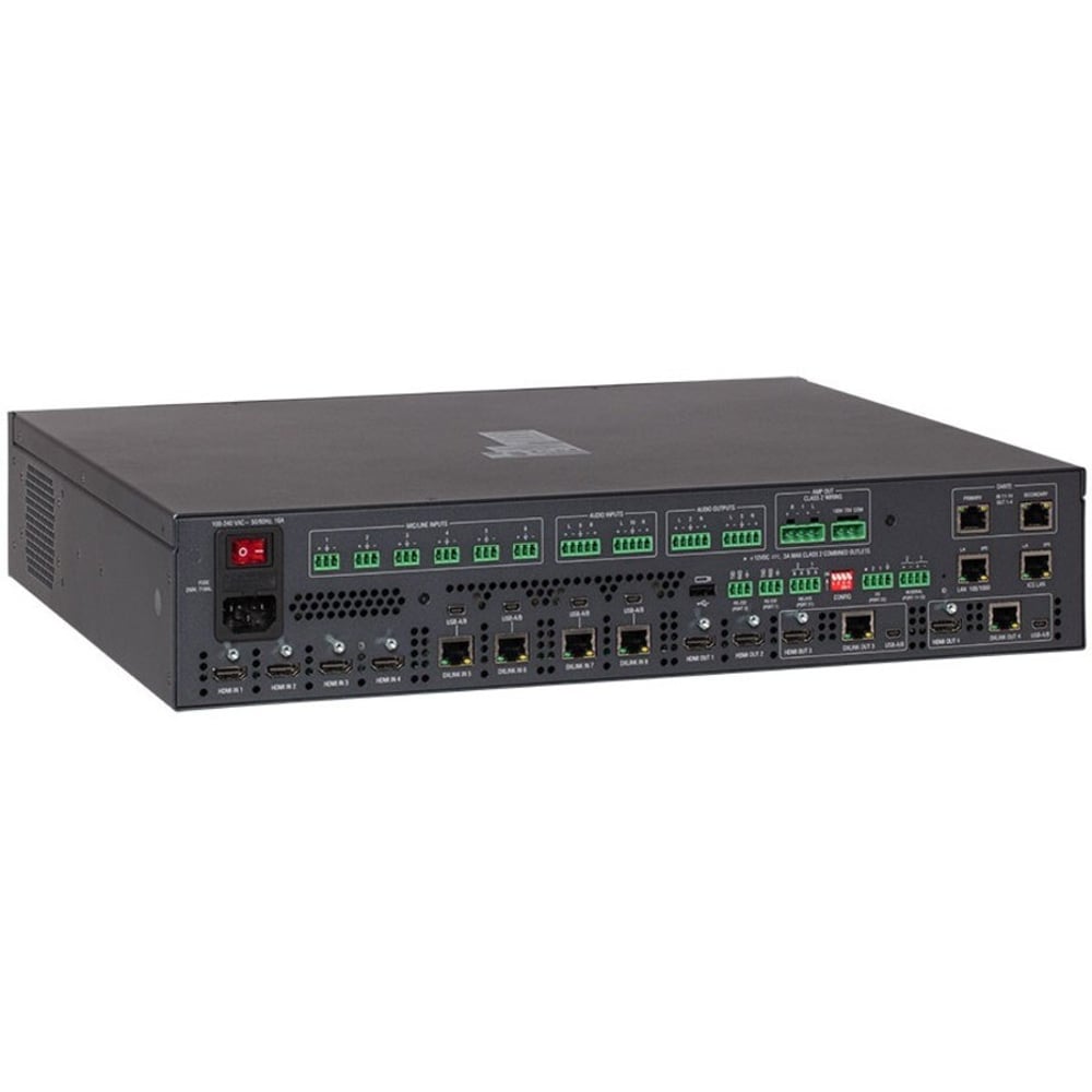 AMX AMX-FG1906-0402 8X4+2 4K60 4:4:4 All-In-One Presentation Switcher, Taa