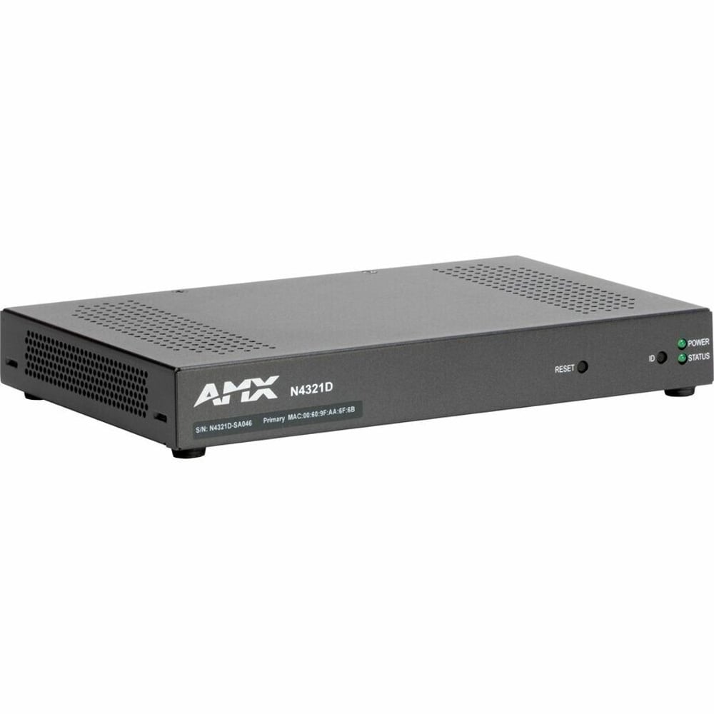AMX AMX-N43T001 N4321D Audio Transceiver, Dante Audio Over Ip Transceiver