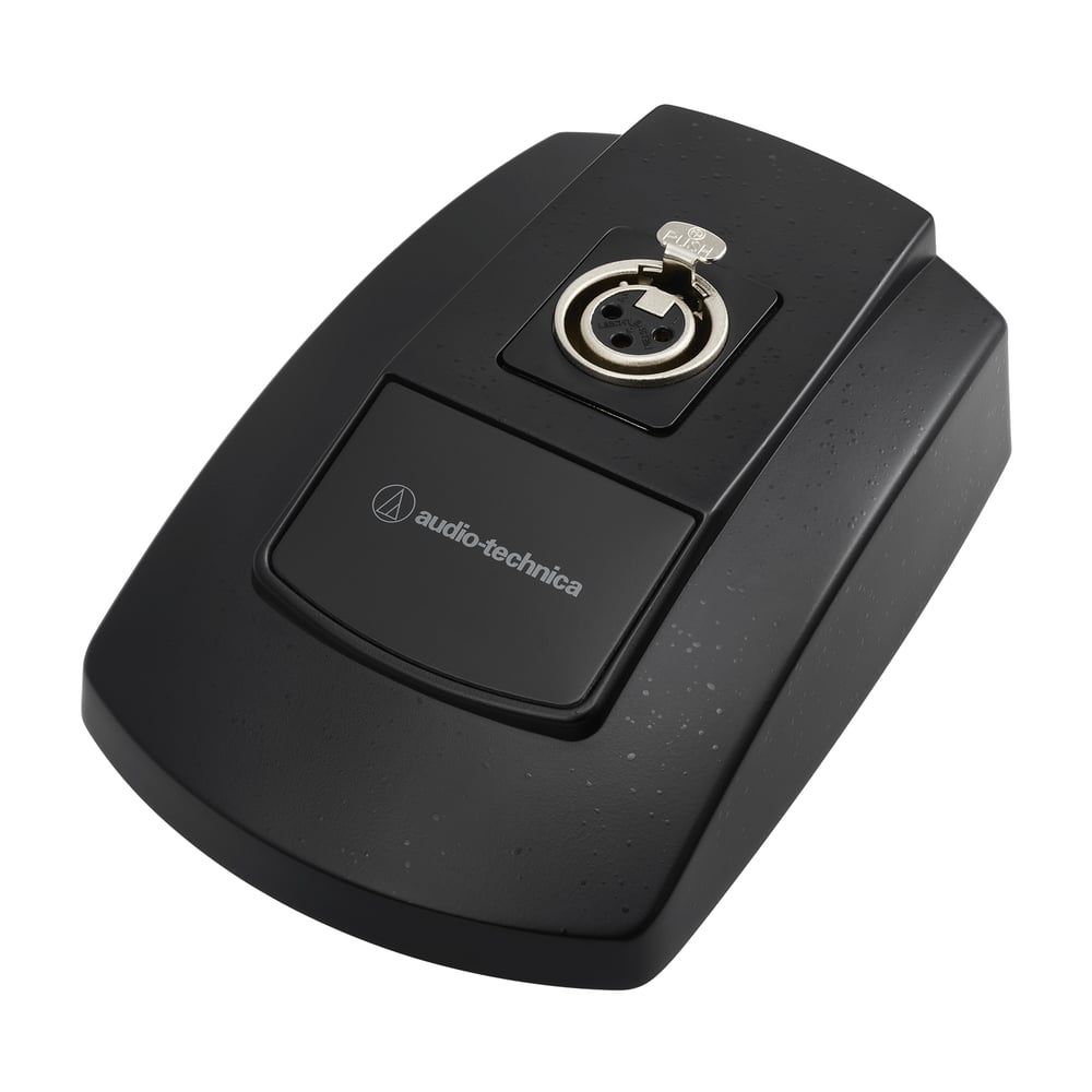 Audio-Technica AT8699 Microphone Desk Stand, Xlr3F-Type In And Xlr3M-Type Out Connectors