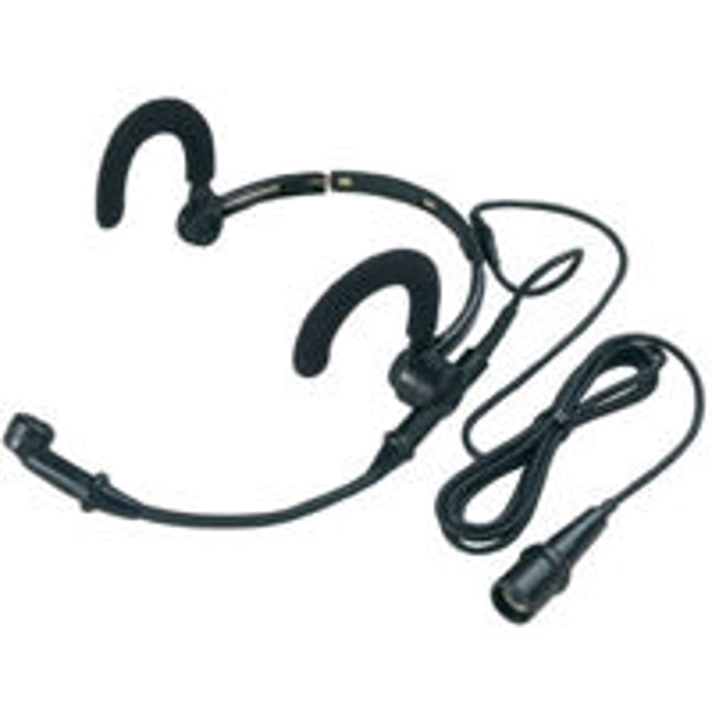 Audio-Technica AT889CW Moisture-Resistant Headworn Condenser Mic For Unipak Transmitters Ed With L