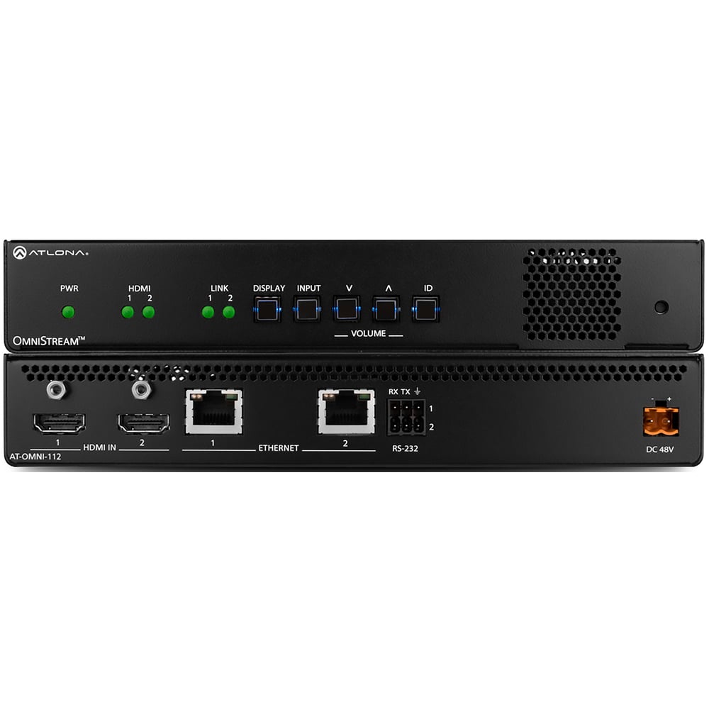 ATLONA AT-OMNI-112 Dual Channel Omnistream Avoip Encoder