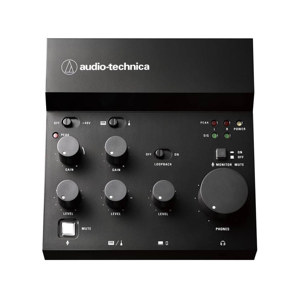 Audio-Technica AT-UMX3 Audio Mixer Streaming Interface