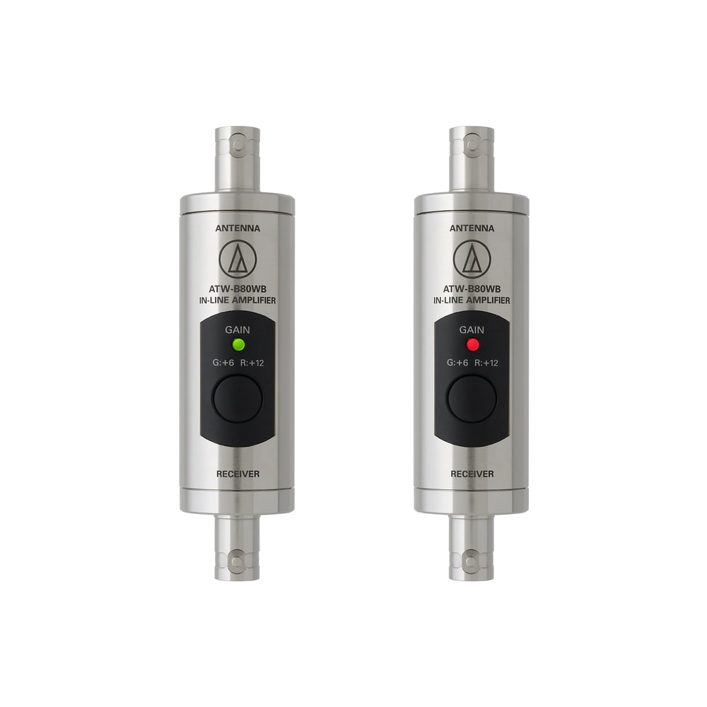 Audio-Technica ATW-B80WB Pair Of In-Line Antenna Boosters (470-990 Mhz)