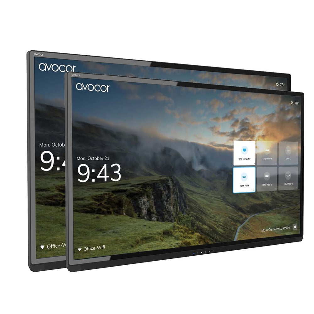 AVOCOR AVG-7560 75" 3840 X 2160 Led Touch Display W/Uio