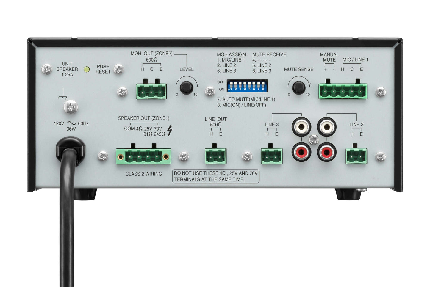 TOA BG-220 Mixer Amplifier
