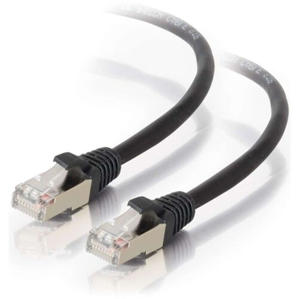 C2G CG28717 150Ft Cat5E Molded Stp Cbl Blk