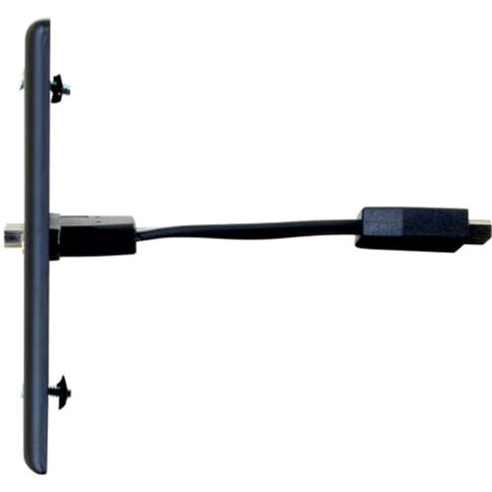 C2G CG39878 Hdmi Passthrough Wallplate Sg Black