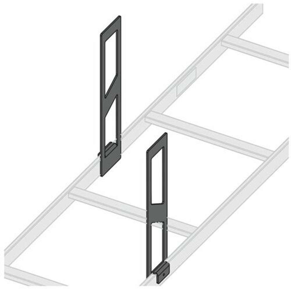 Middle Atlantic CLH-SS-12-2 12"High Side Stand-Off, 2Pc