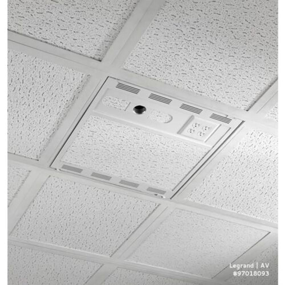 Chief CMS492 2' X 2' Plenum Rated Storage Box, White