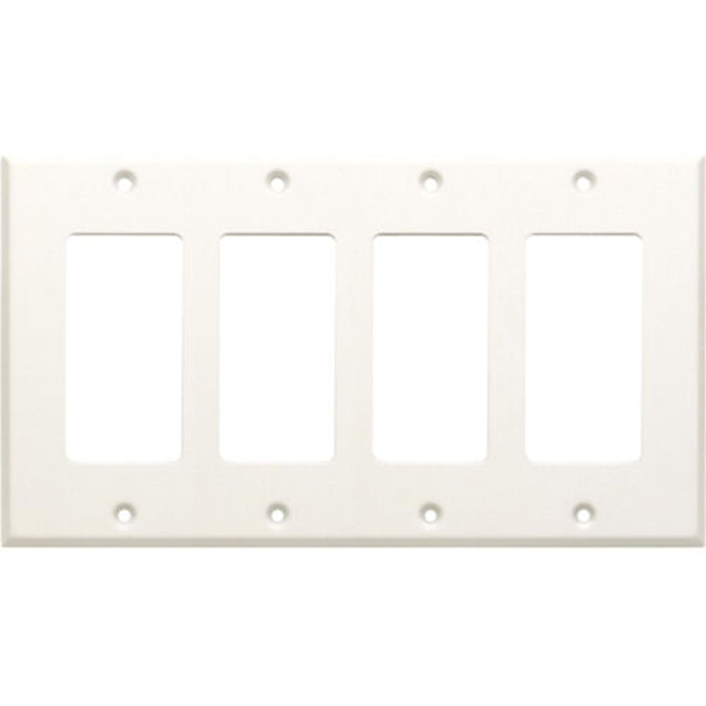 Lowell CP4 Quad Cover Plate-White