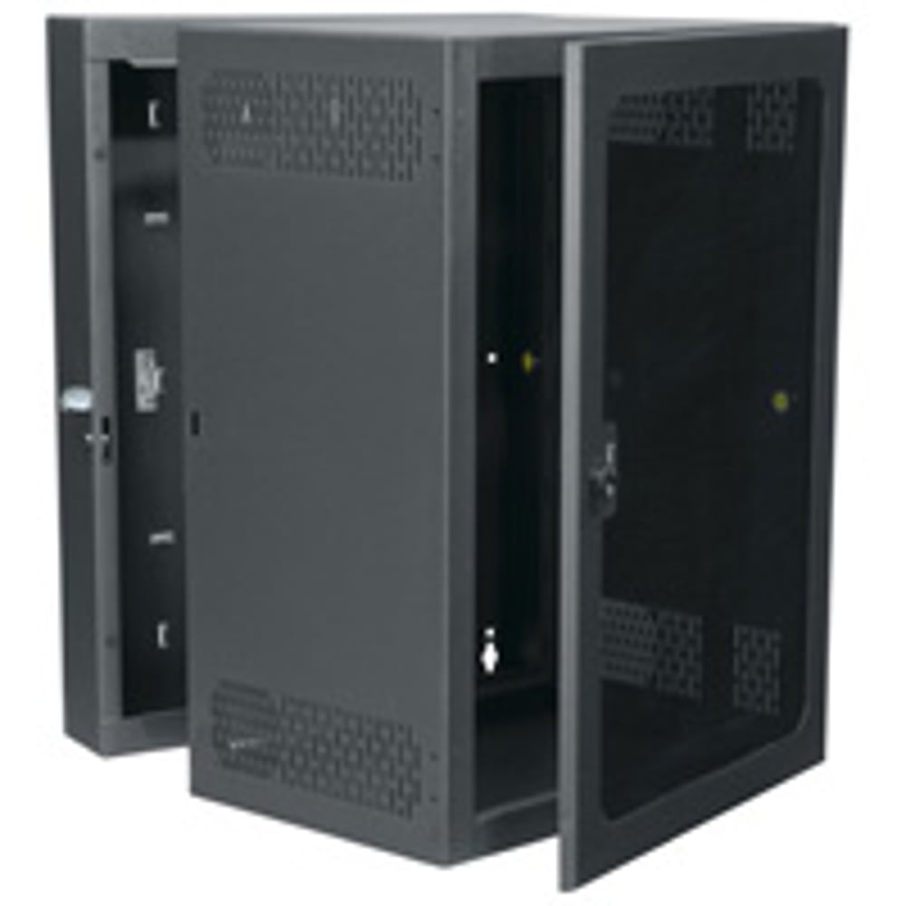 Middle Atlantic CWR-18-17PD 3'Data Wall Cab, Plexi Door, 17"Deep