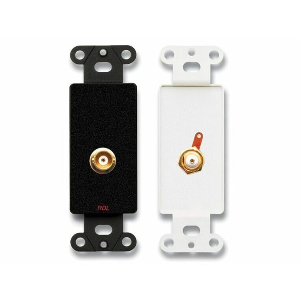 RDL 001-0183 Bnc Jack On D Plate-Solder Type-Black