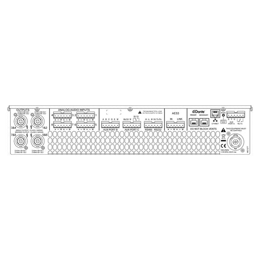 Danley DNA10K8C 8-Channel DSP Amplifier With Networking