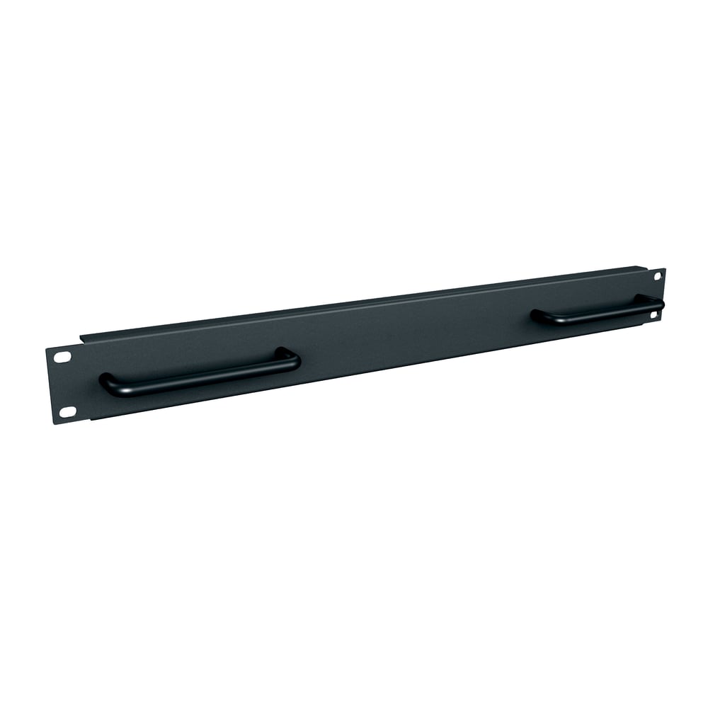 Middle Atlantic EB1-H 1 Space(1-3/4")Handle Panel, Black Powder