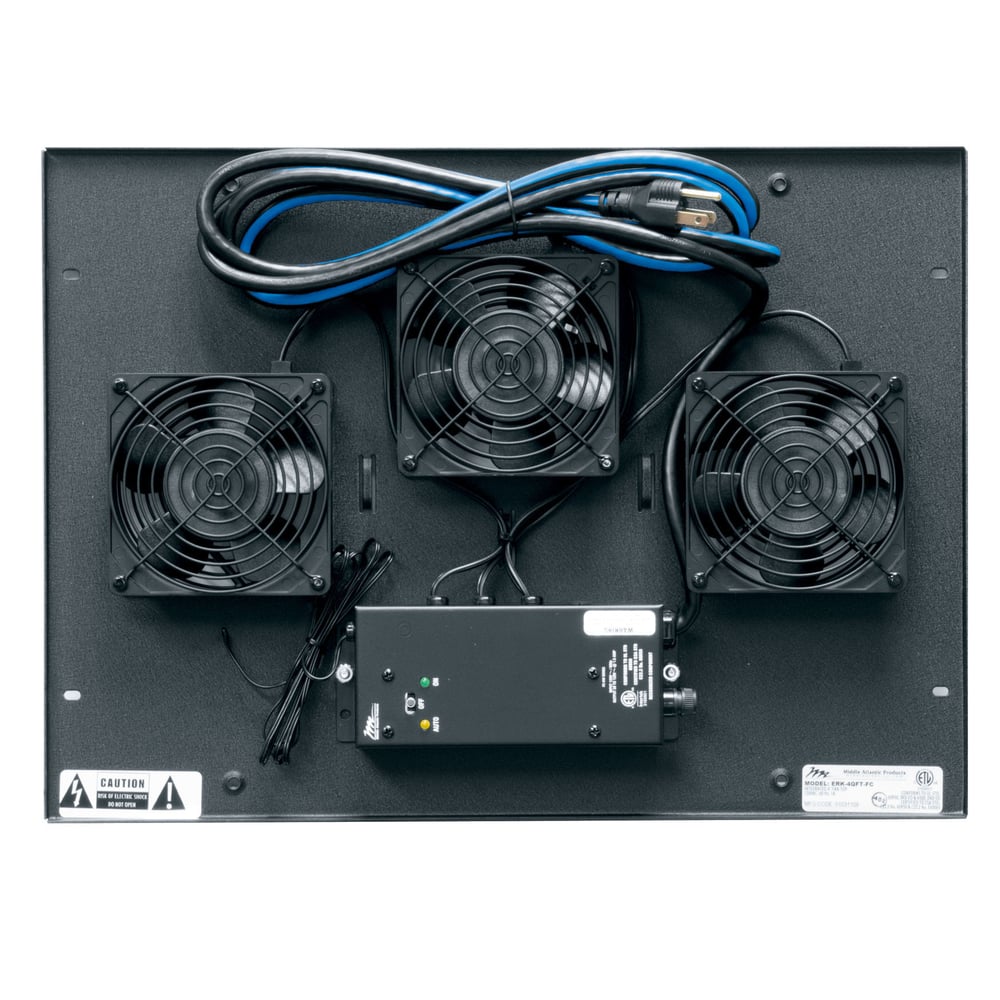 Middle Atlantic ERK-4QFT-FC 4.5"(3)Fan/Top W/Fc Erk
