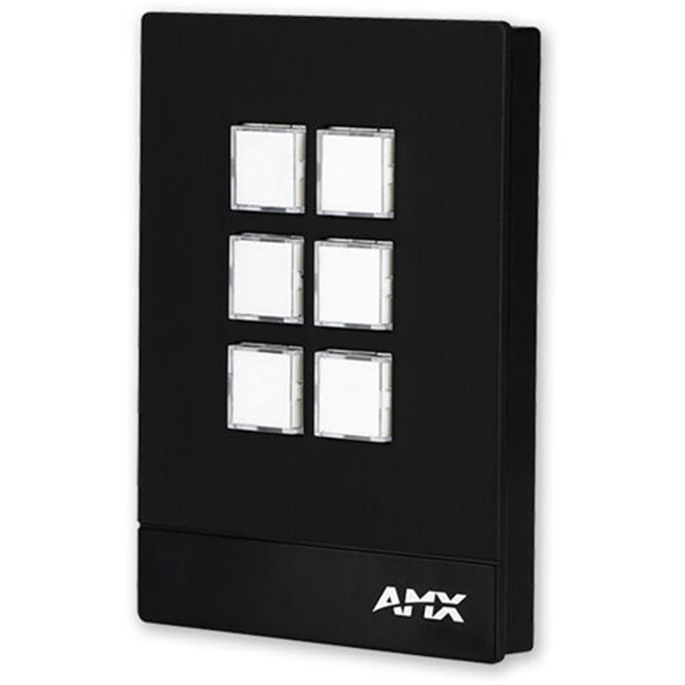 AMX FG2102-06P-W Massio 6-Button Ethernet Controlpad