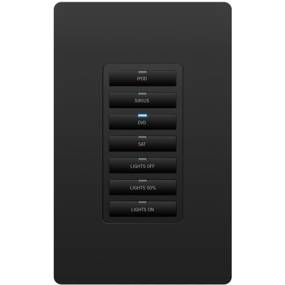 AMX FG565-13-BL-00 Hpx-U400-R-Met-7E, Metreau 7-Button Ethernet Keypad Ramp Mount Kit