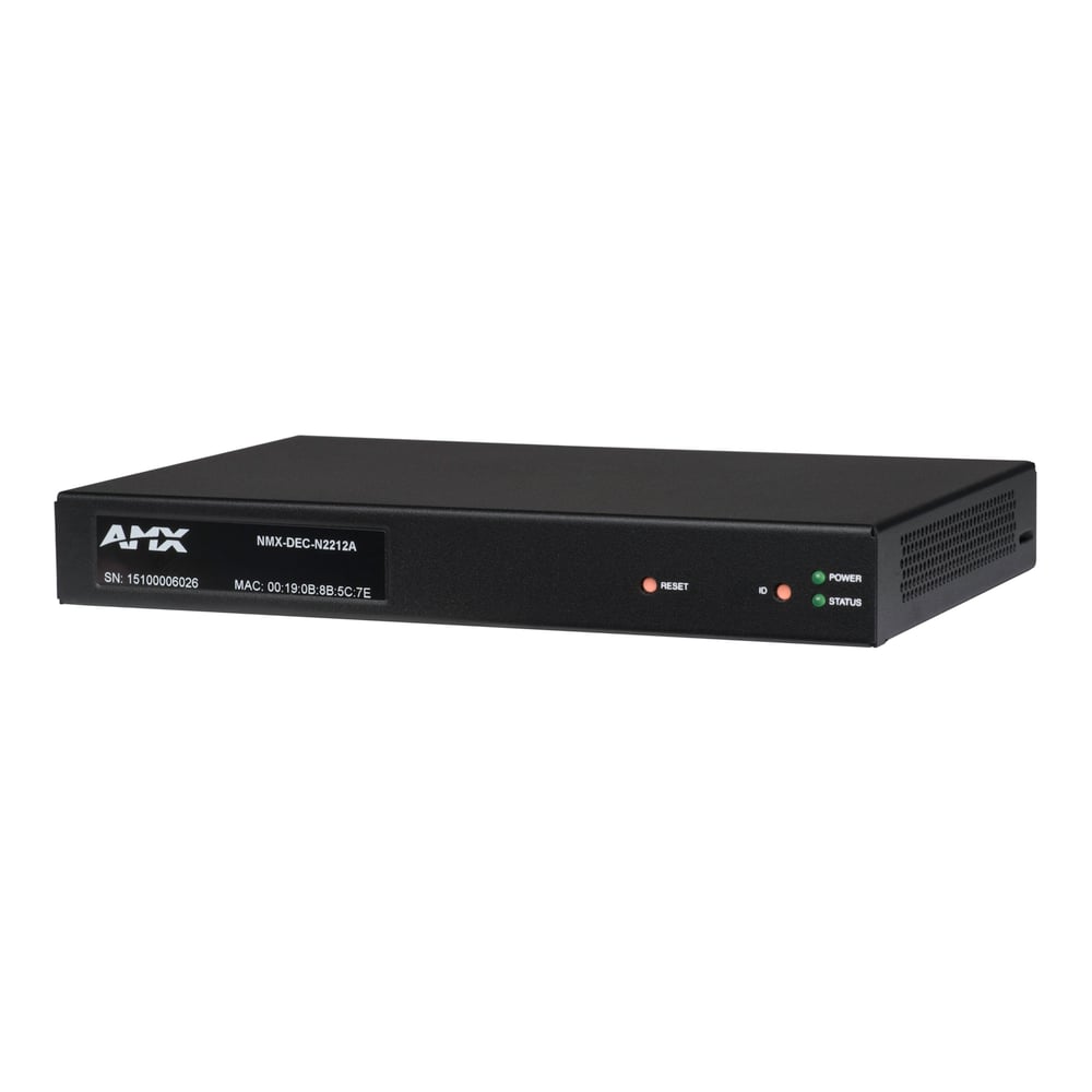 AMX FGN2212A-SA Svsi Stand-Alone Jpeg2000 Decoder With Ultra-Low Latency For 1080P/60Hz,