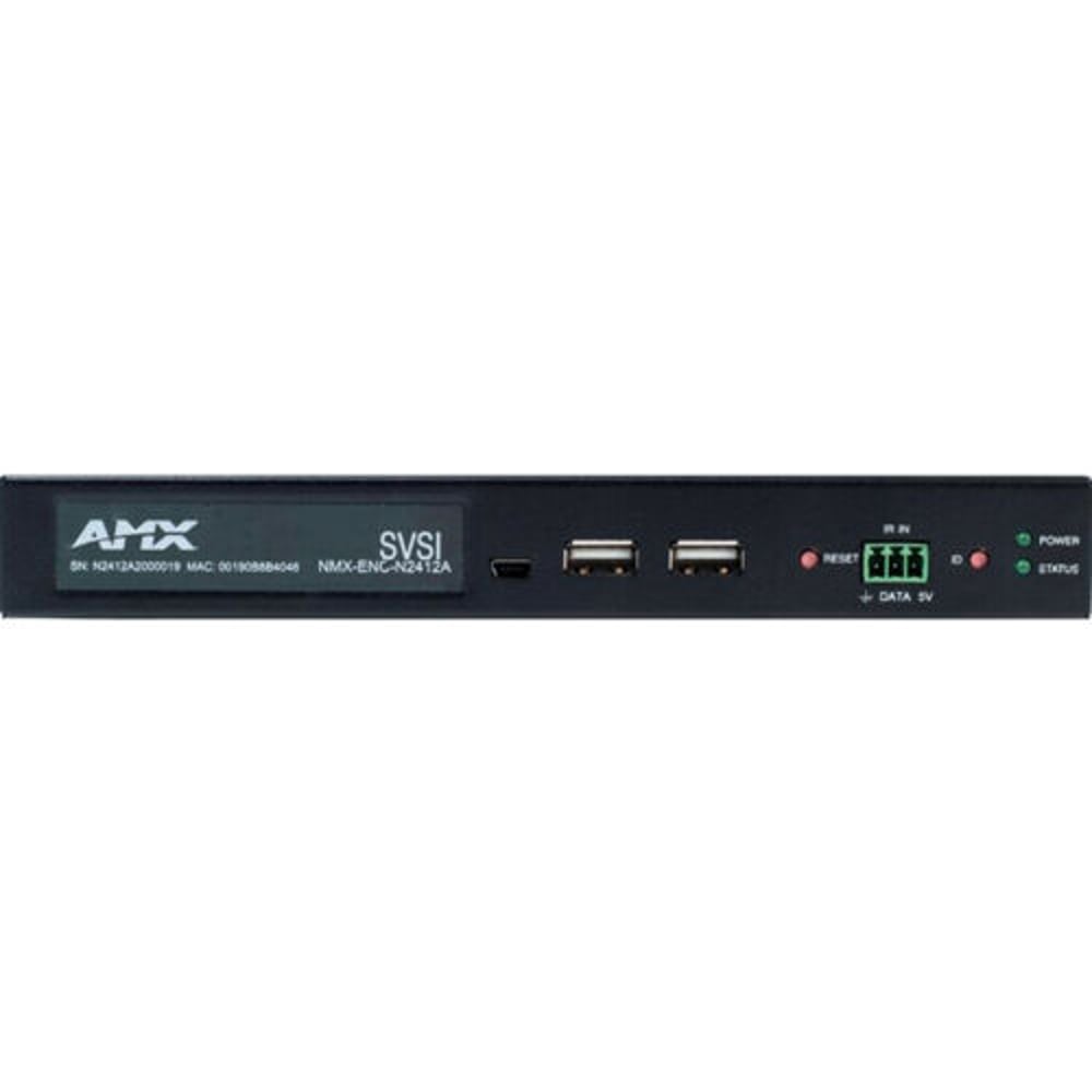 AMX FGN2412A-SA N2400 Series Jpeg2000 Stand-Alone 4K Encoder 4K 60 4:4:4 W/(1) Sfp Fiber