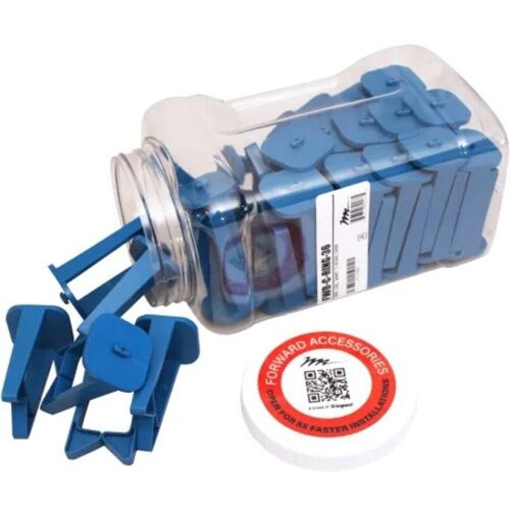 Middle Atlantic FWD-C-RING-36 Fwd, Cbl Mgmt C-Ring, 36Pk