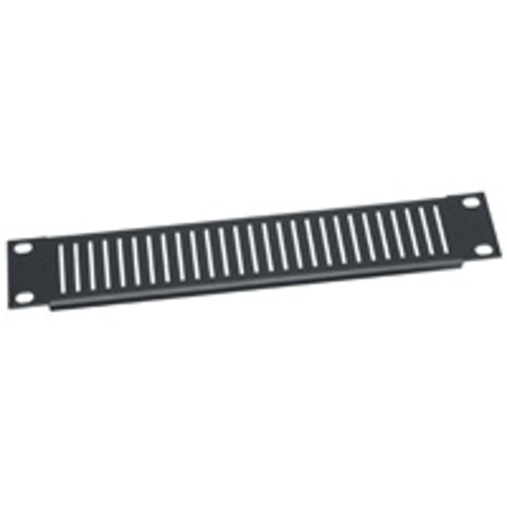 Middle Atlantic HR-EVT1 1/2 Rack(8 3/4"), Alum 1Sp Vt Pnl, Black Powder