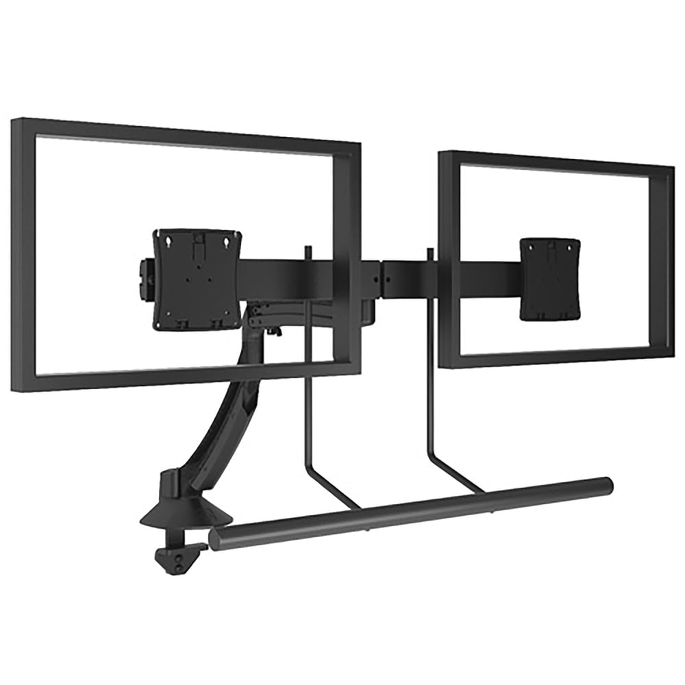 Chief K1D22HB K1 Desk Mnt Dual Disp 2L Arm H-Arrayblk