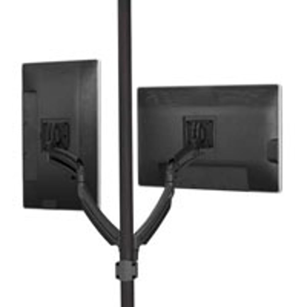Chief K1P220B K1 Pole Mount Dual Display Dual 2L Arms