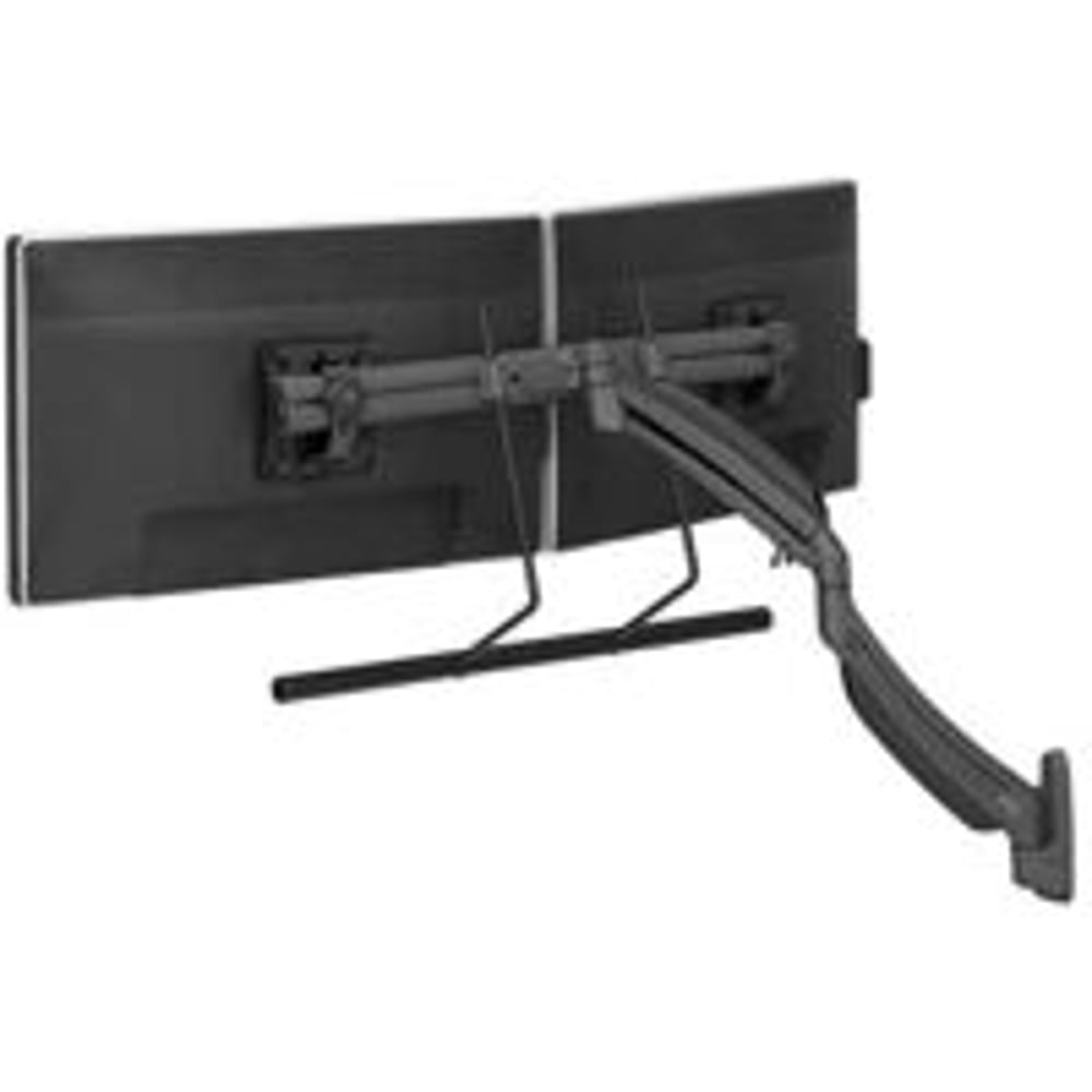 Chief K1W22HB K1 Wall Mnt Dual Disp 2L Arm H-Arrayblk