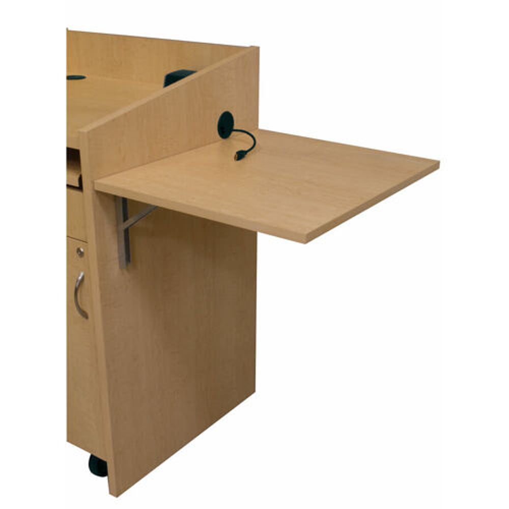 Middle Atlantic L2-FLIPSHELF-KM L2 Flipshelf, 21 Inch Wide, Knotted Maple