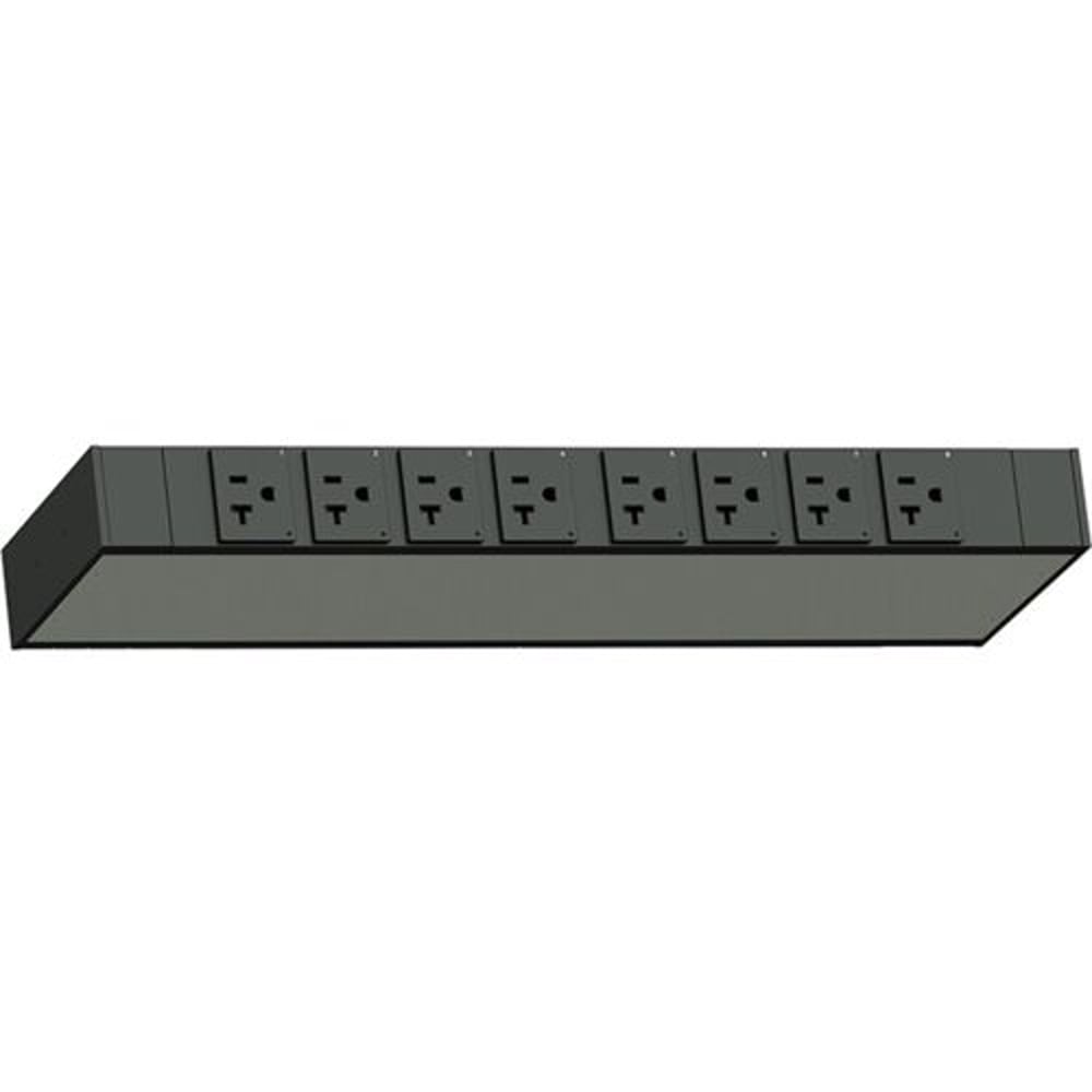 Middle Atlantic LP-61110 Network Switched 1Ru Pdu, 15A, 120V, 8 Outlet, Taa Compliant