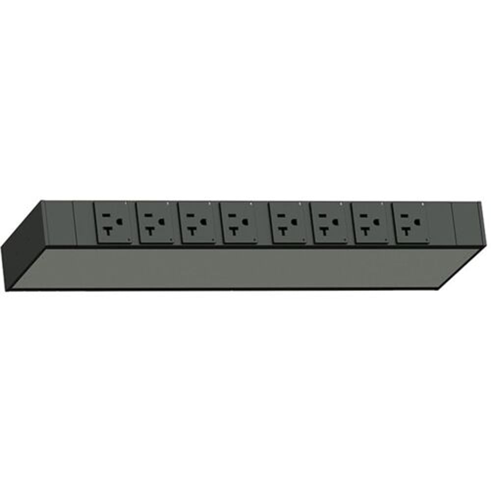 Middle Atlantic LP-61210 Network Switched 1Ru Pdu, 20A, 120V, 8 Outlet, Taa Compliant