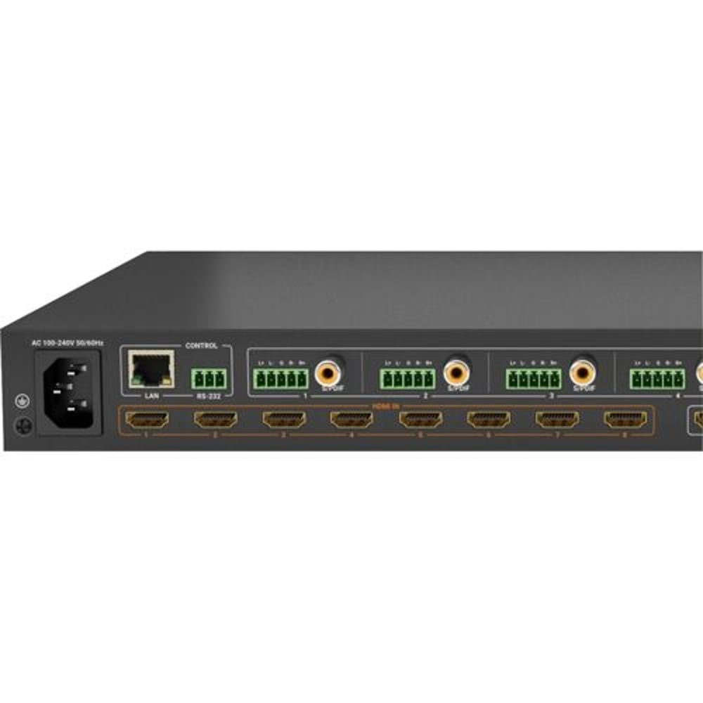 WYRESTORM MX-0808-H2A-MK2 4K Hdr 4 4 4 60Hz Hdmi 8X8 Matrix Switcher With Output Scalingaudio O