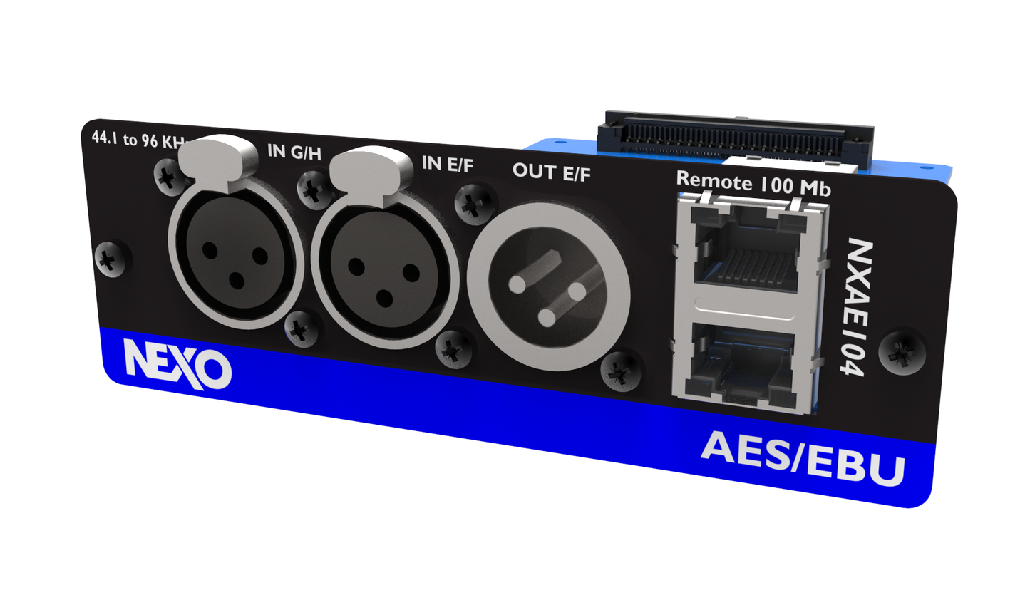 Nexo NXAE104 AES/EBU Network Card