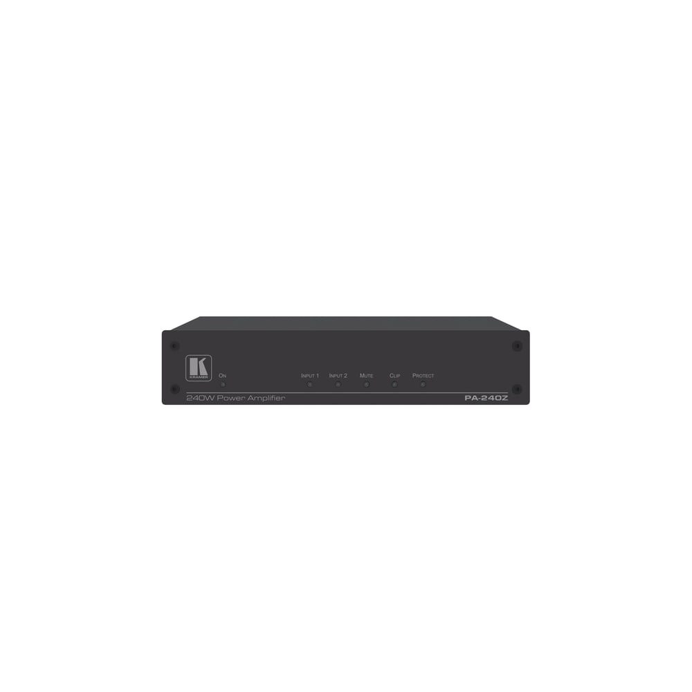 Kramer 13-80455130 1X240W @ 70V/100V And 2X120W @ 8 Controllable Power Amplif
