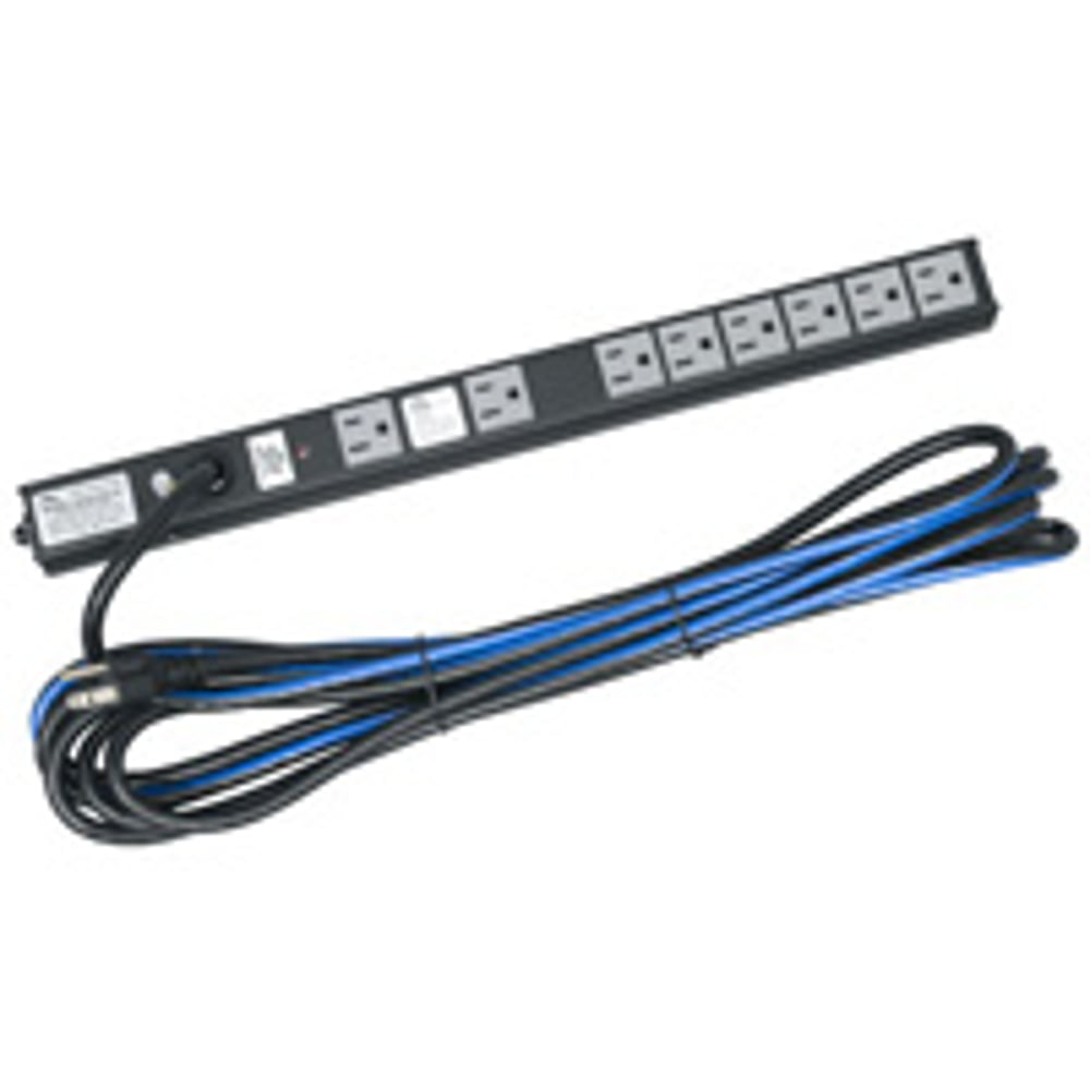 Middle Atlantic PD-815SC Slim Pwr Strp, 8Out, 15A, W/Srg