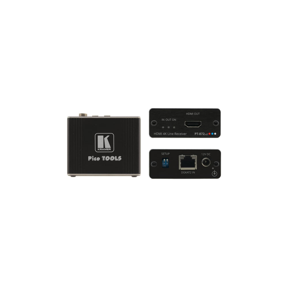 Kramer 50-8038701190 4K Hdr Hdmi Compact Poc Receiver Over Long-Reach Dgkat 2.0