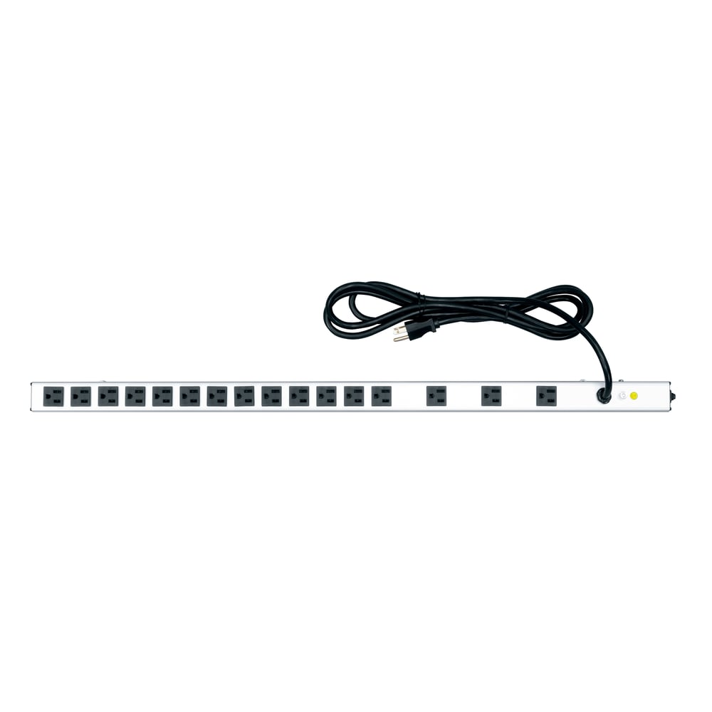 Middle Atlantic PWR-16-V Essex 16 Outlet, 15A Vertical Power Strip, Corded, 33"