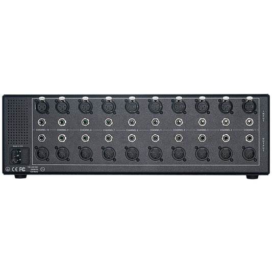 Rupert Neve R10 Ten-Space 500 Series Rack Rear View