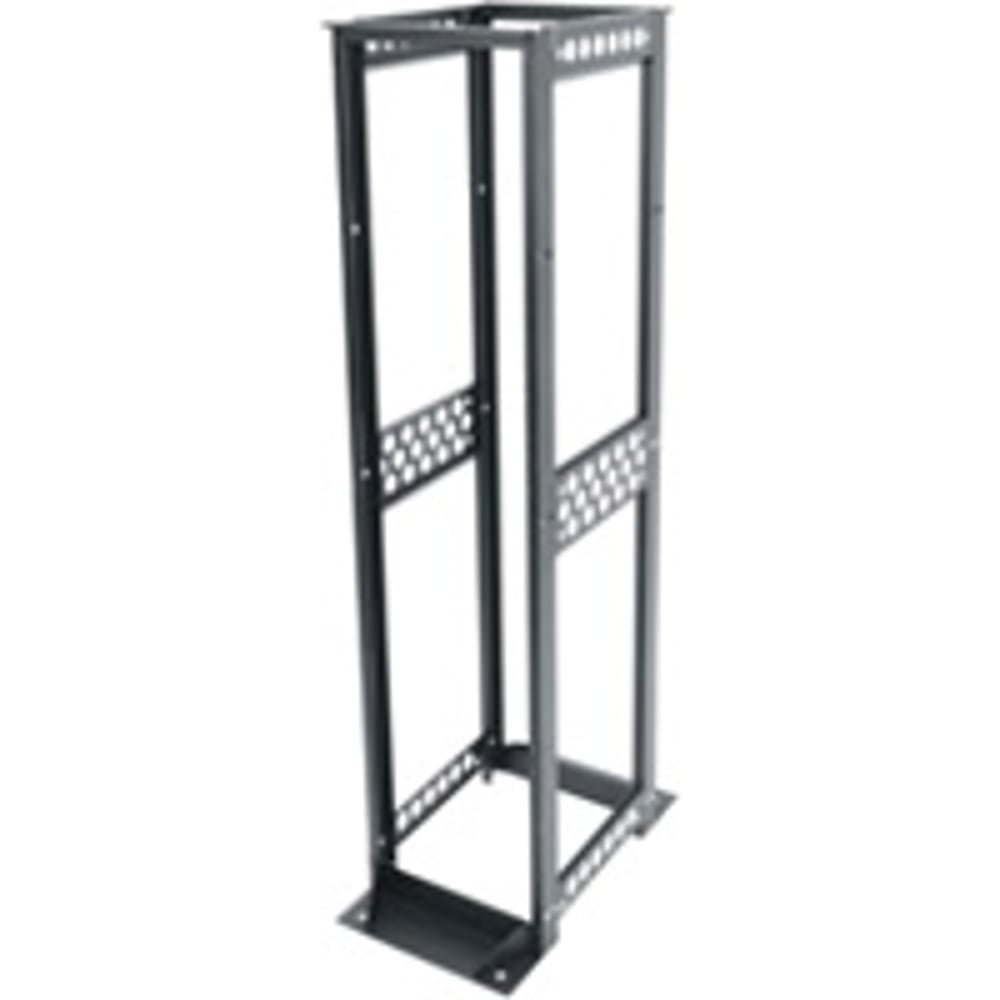 Middle Atlantic R412-3824B 38Sp 4-Post Frame Rack, 12/24, Blk
